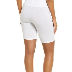 New BP White High Waisted Bike Shorts Small Extra Small